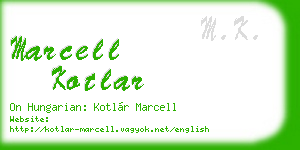 marcell kotlar business card