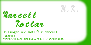 marcell kotlar business card